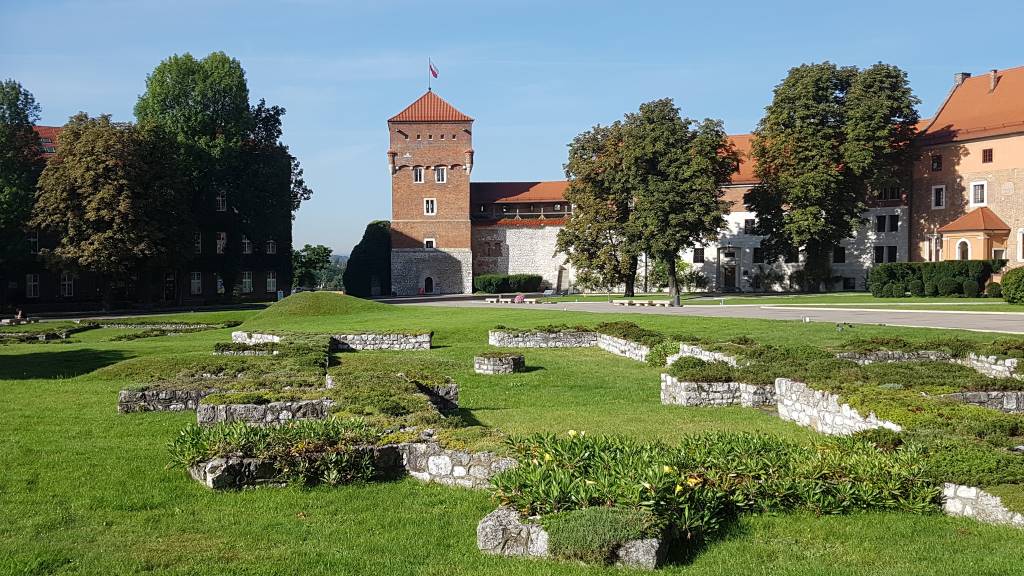 Wawel - Mauerreste